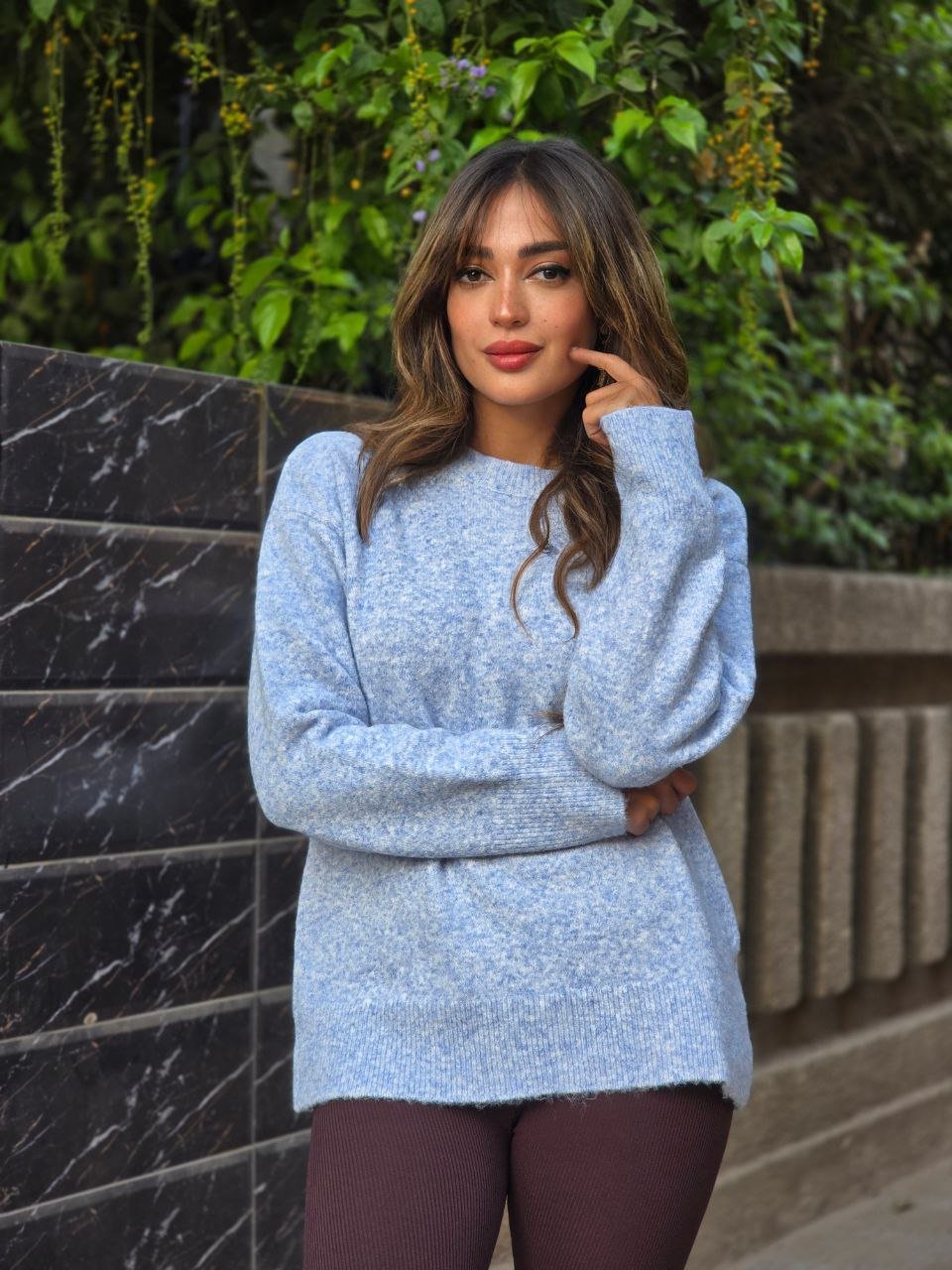 Baby Blue Cloudy Pullover  - Image 2