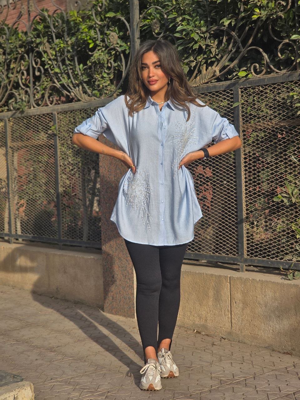 Ribbed Ankle Leggings  - Image 1
