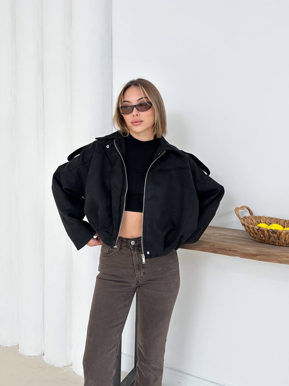 Zra Model Suede Jacket  - Image 2