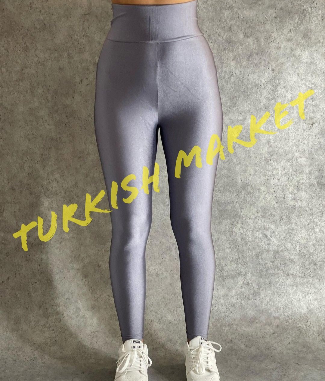 Fume grey metallic legging  - Image 2
