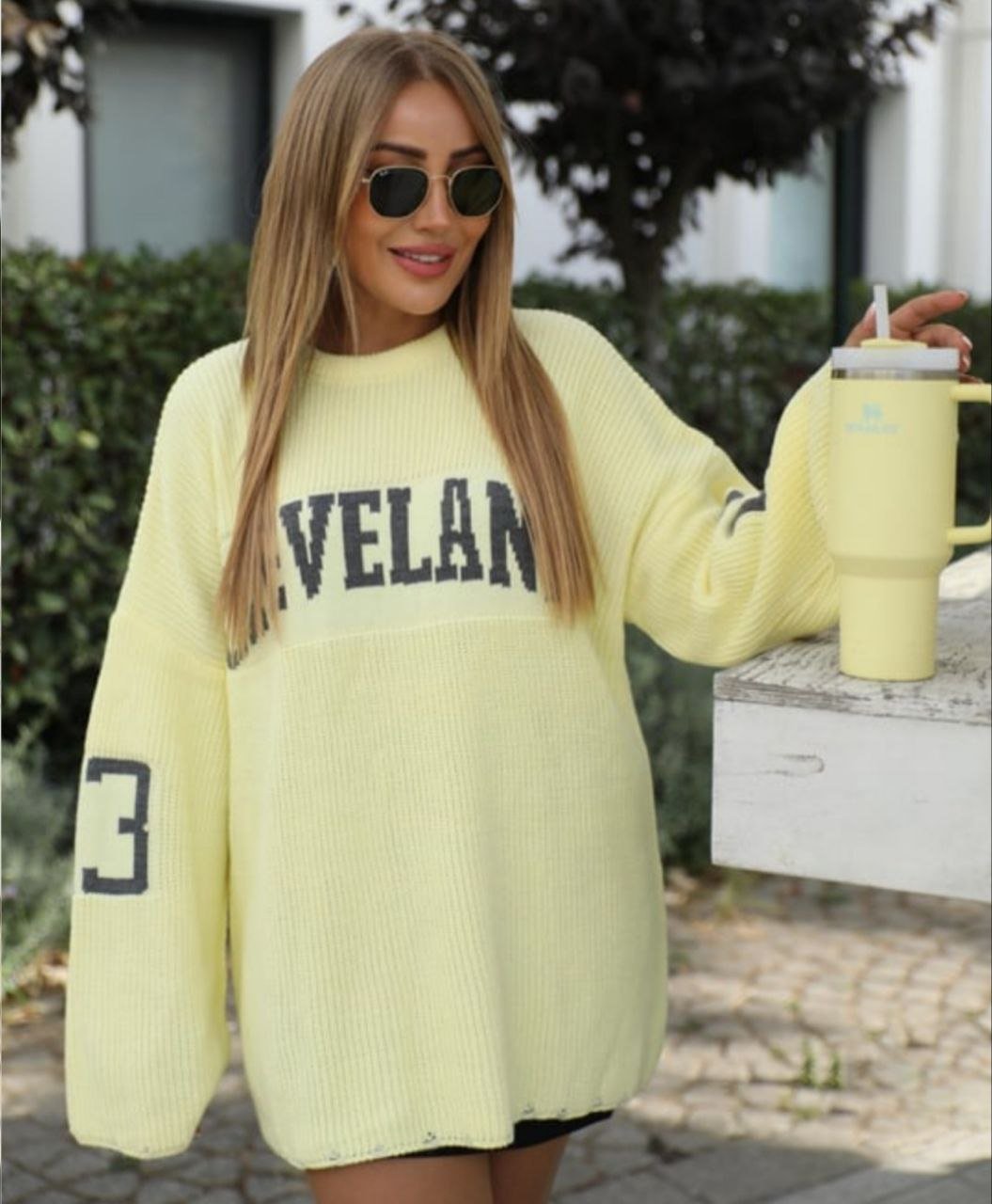 Yellow Knitted Cleveland  - Image 3
