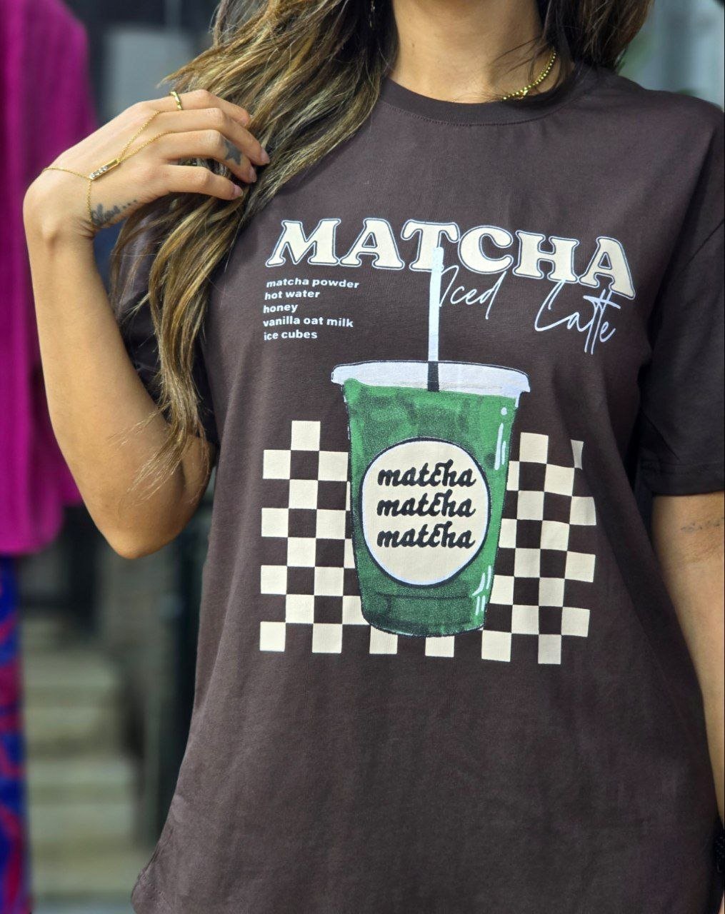 Brown Matcha tshirt 🍵 - صورة 6