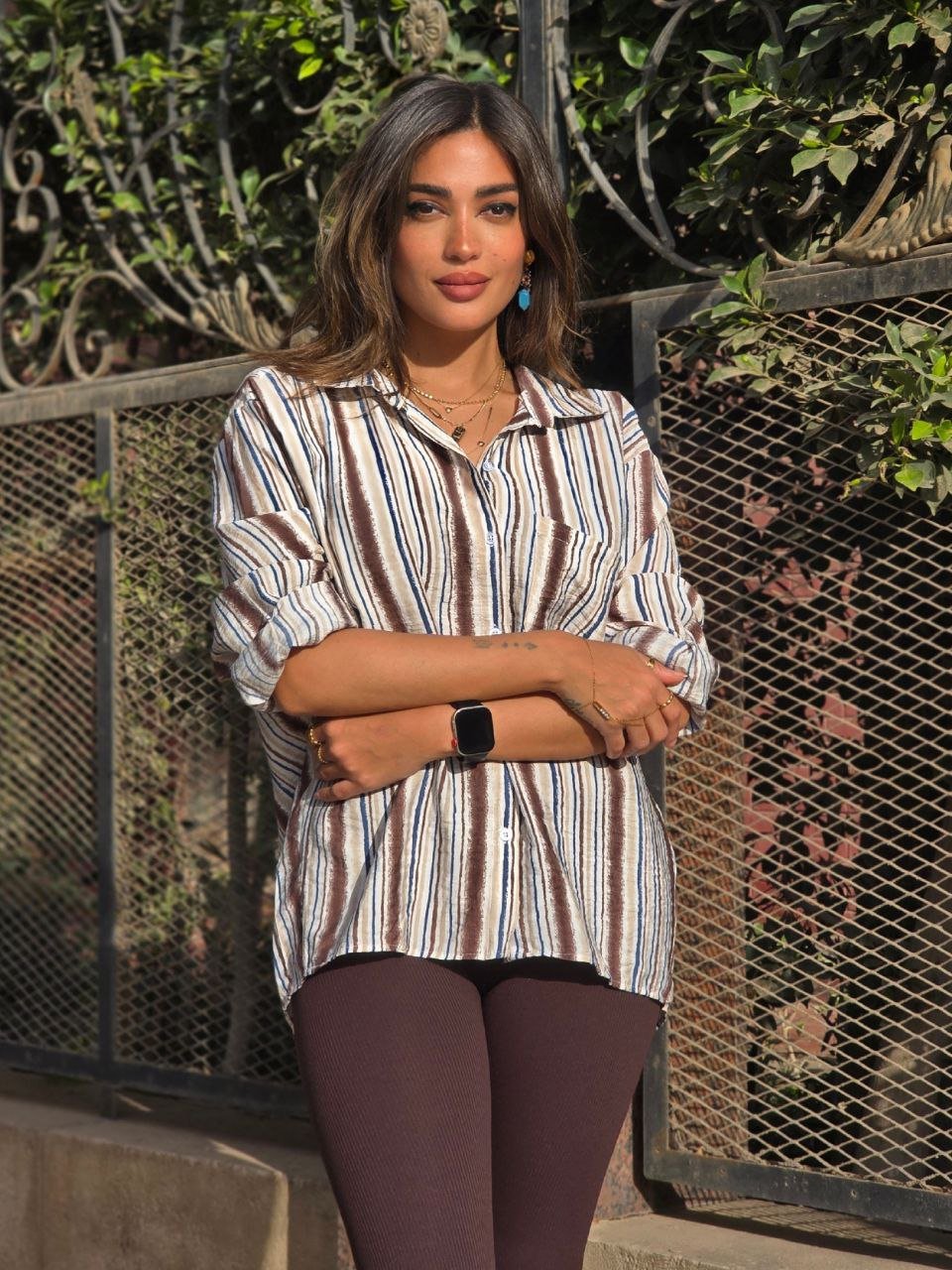 Striped Linen Shirt - Image 3