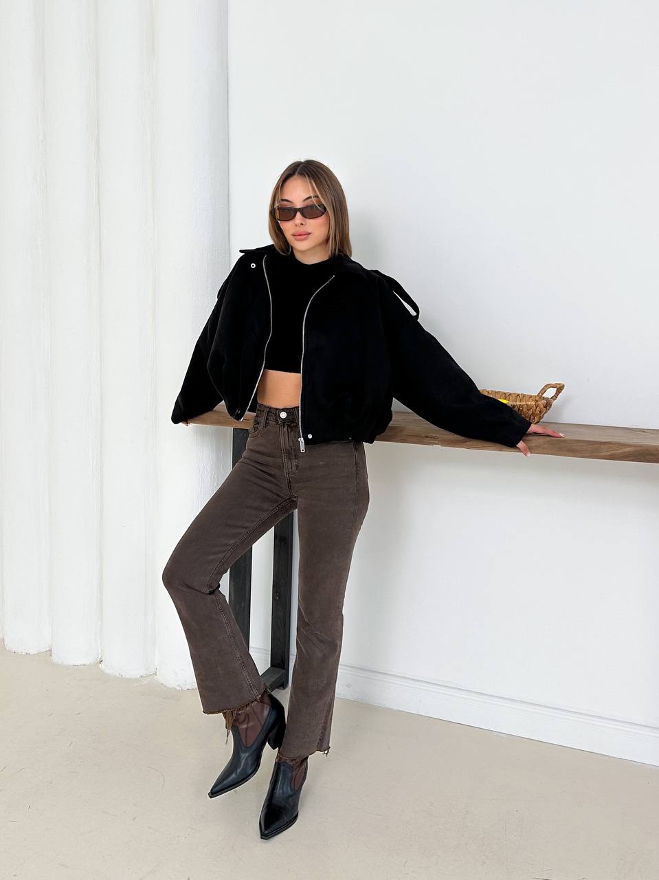 Zra Model Suede Jacket  - Image 5