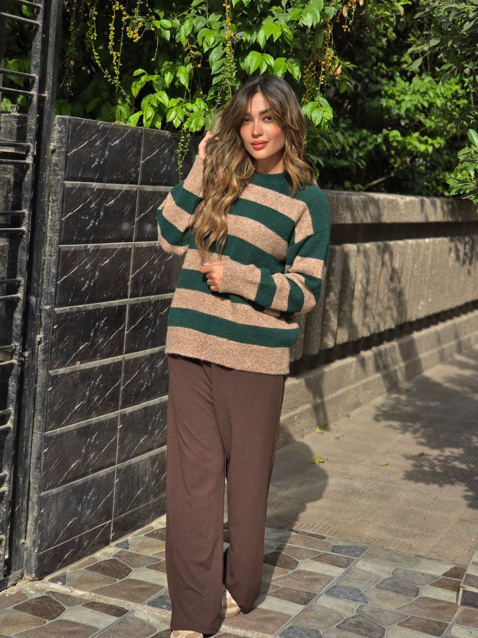 Duo-Colour Petroleum Pullover  - Image 4