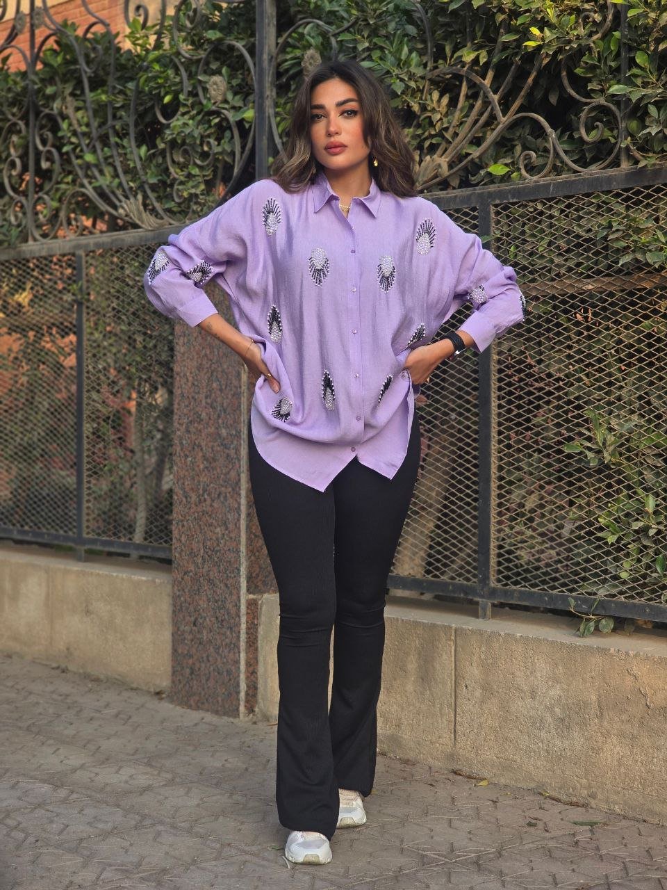 Plain Flare Pants  - Image 1