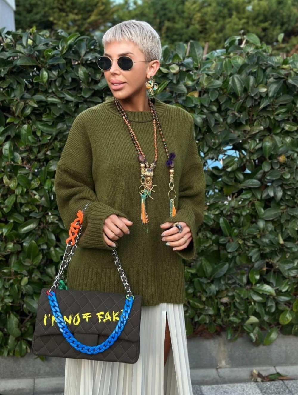Olive Basic Pullover  - Image 3