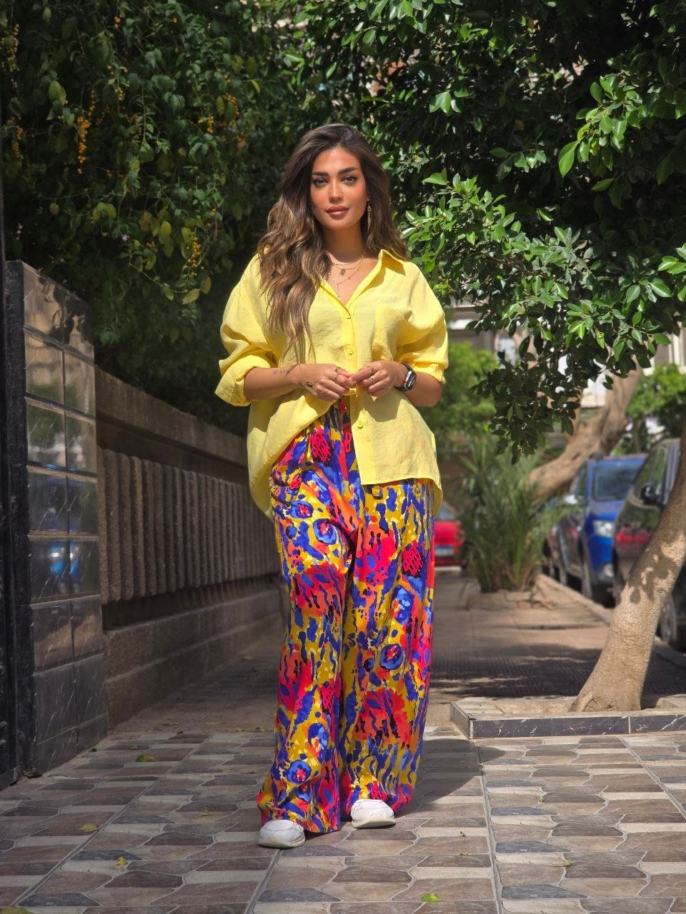 Yellow linen shirt  - Image 1
