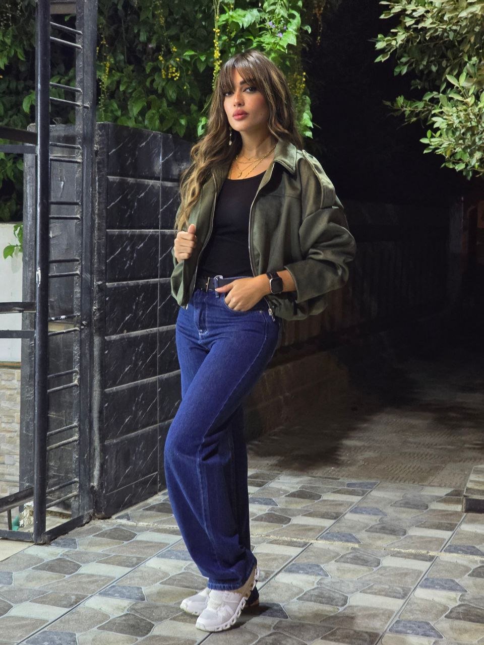 Blue Wide Leg Jeans  - Image 3