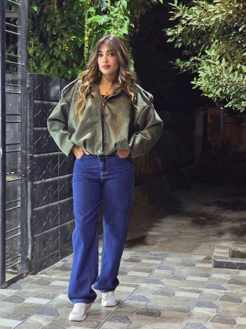 Blue Wide Leg Jeans  - Image 1
