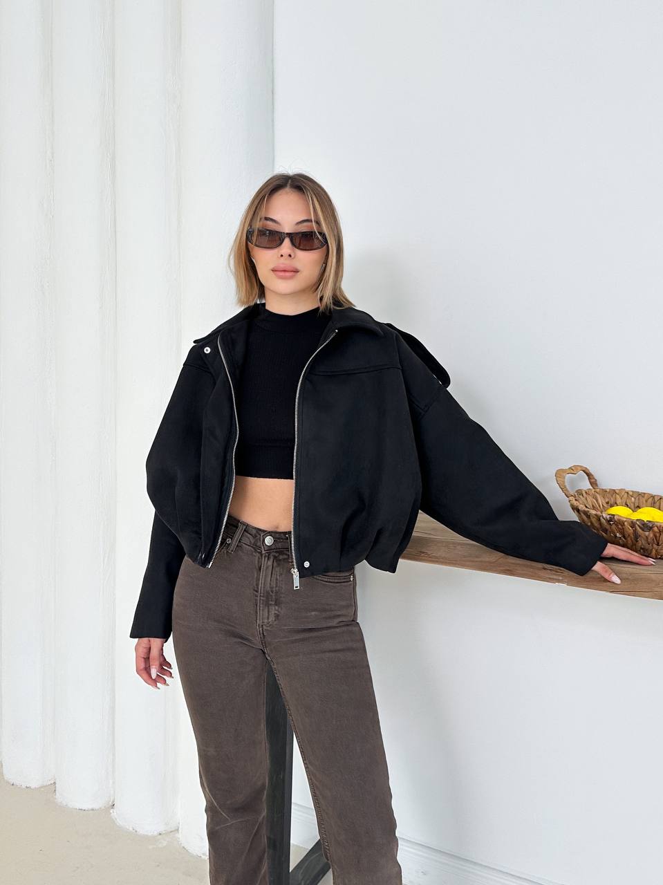 Zra Model Suede Jacket  - Image 6