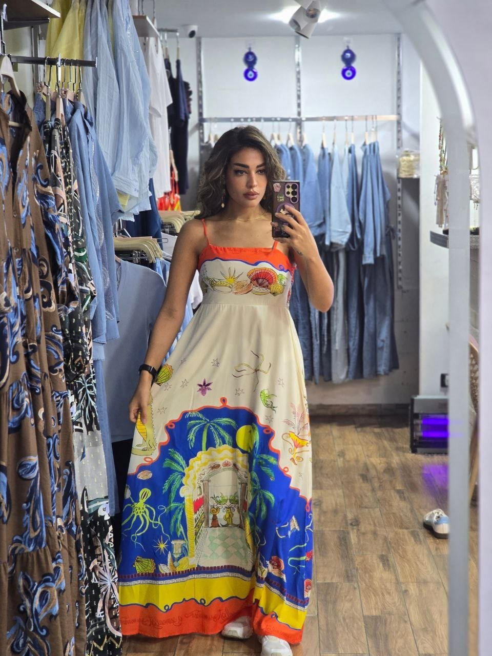 Orange maxi Alemais dress - Image 7