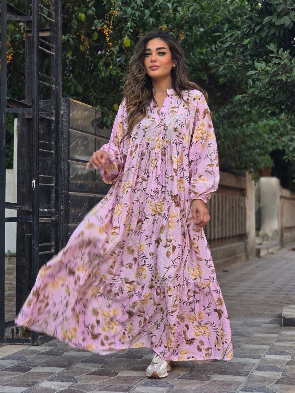 Pink floral dress  - Image 4