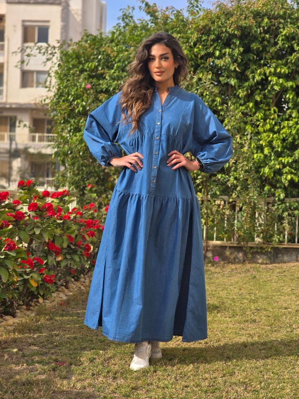 Denim Jeans dress - Image 1