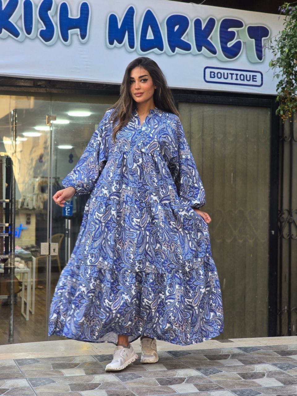 Blue Boho dress - Image 5