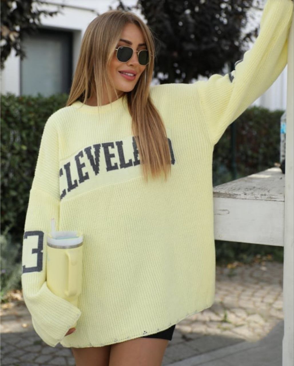 Yellow Knitted Cleveland  - Image 2