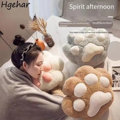 وسادة على شكل مخلب قطة كرتونية وسائد قيلولة للمكتب والفصول الدراسية محمولة لطيفة للطلاب تعمل بشكل ناعم لاستراحة الظهر متعددة الوظائف عصرية يوميًا - صورة 1