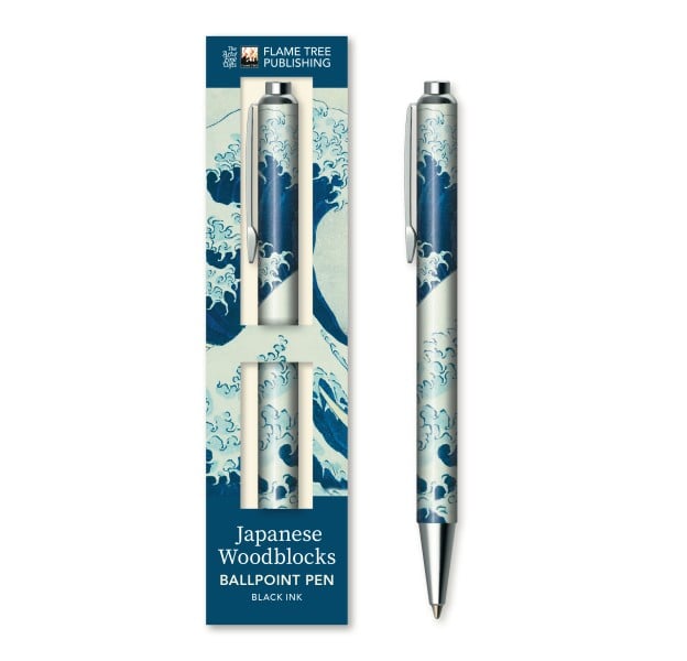 Katsushika Hokusai: The Great Wave Boxed Decorative Ballpoint Pen - صورة 1