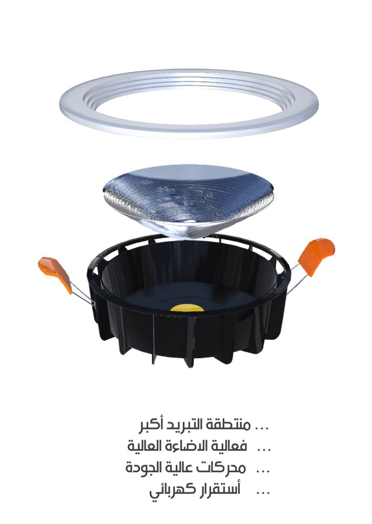 سبوت لايت توفل 20 سم 30 واط - Image 2