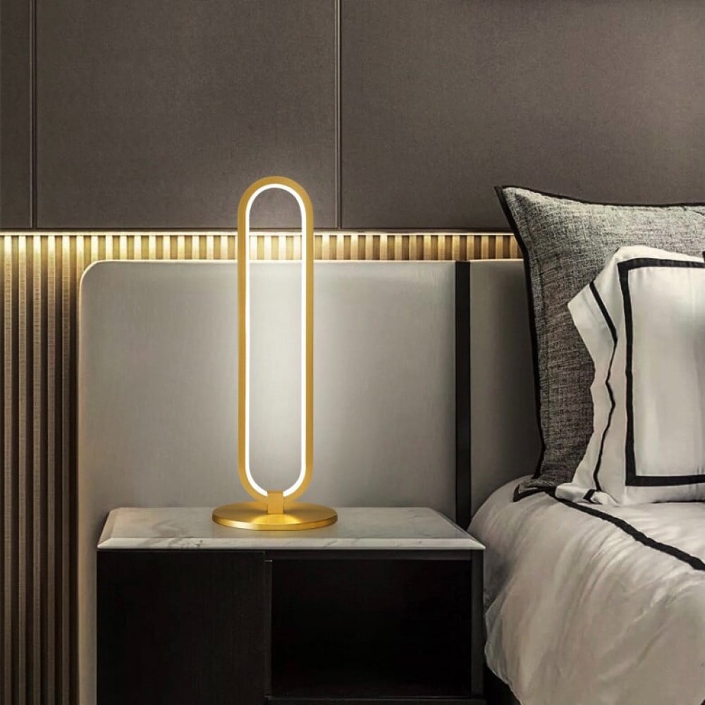 اباجورة راقية ذهبي مودرن بـ إضاءة LED48170 - صورة 1