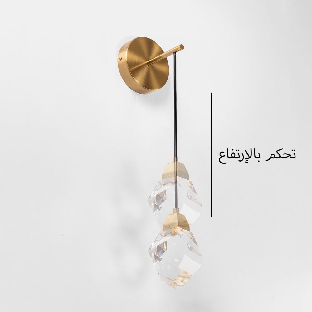 ابليك علاقي كريستال ذهبي راقي4804 - صورة 4