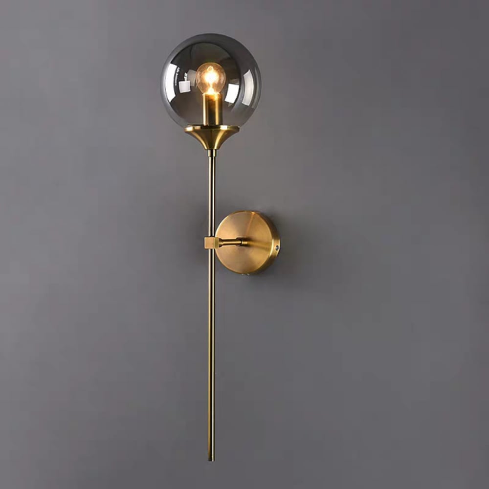 ابليك مودرن ذهبي مع زجاج كروي اسود47484 - Image 1