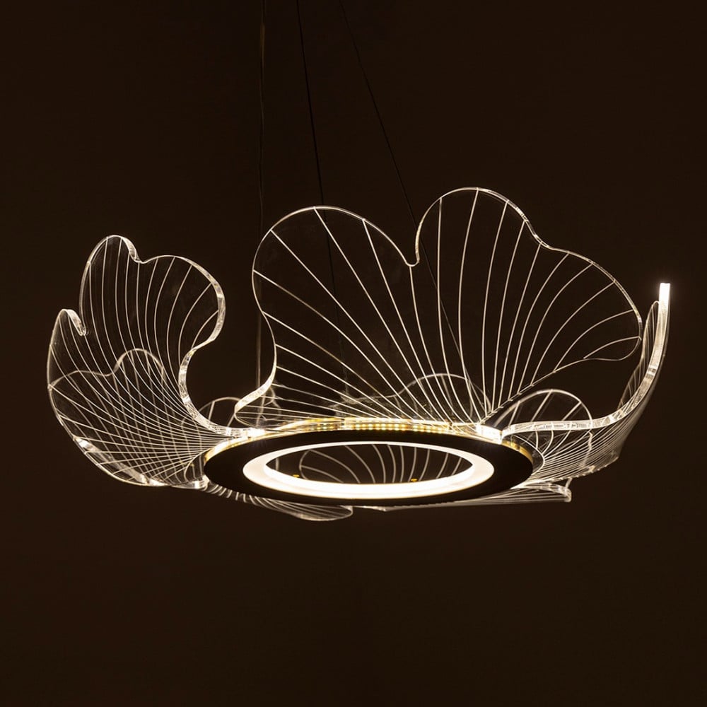 ثريا مودرن اكلوريك LED قطر 40 سم - صورة 2
