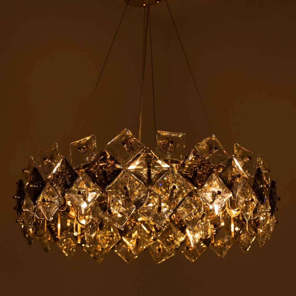 ثريا مودرن كريستال مربعات قطر 60 سم - Image 4
