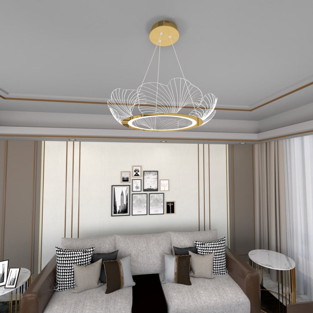 ثريا مودرن اكلوريك LED قطر 40 سم - صورة 1