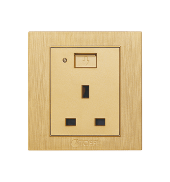 فيش USB13 امبير ذهبي 135009 - صورة 1