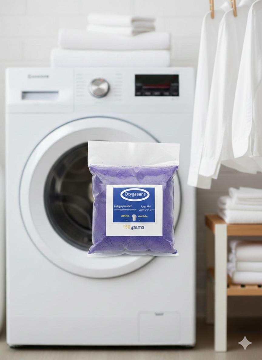 Indigo Blue Powder - Color Enhancer for Clothes in Washing 150g - Image 1