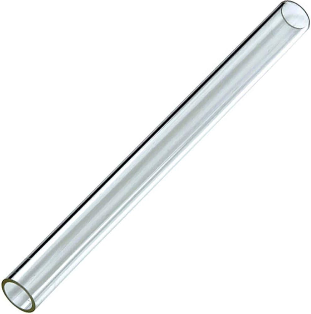 1100°C High-Temp Quartz Reactor Tube (10.0 mm x 18.0 cm) - 1 mm thickness - Image 1
