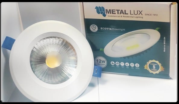  سبوت لايت 12 وات Metal lux - صورة 2