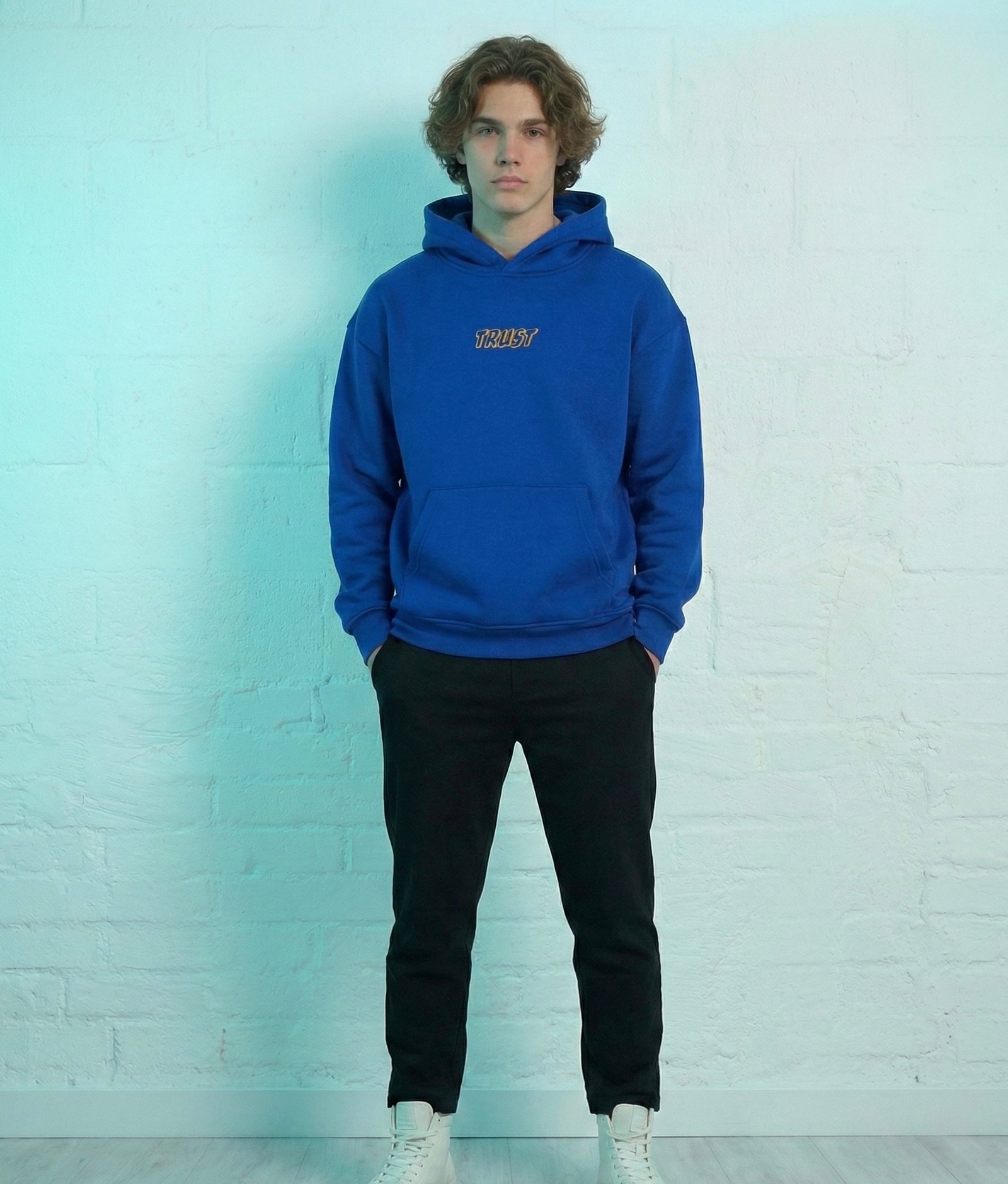 Blue Motion Hoodie (Blue) - صورة 3