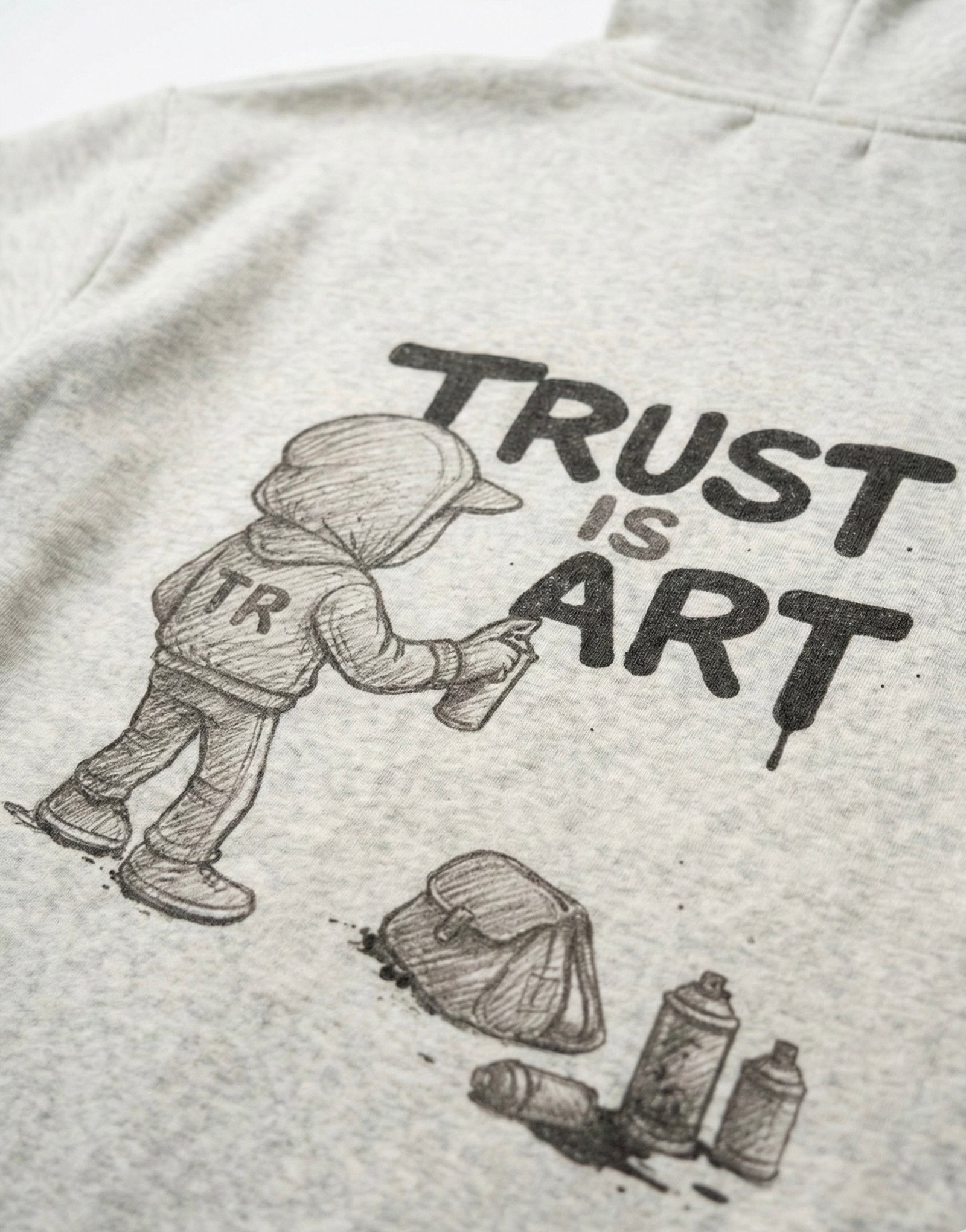 Art Sketch Hoodie (Grey) - صورة 5
