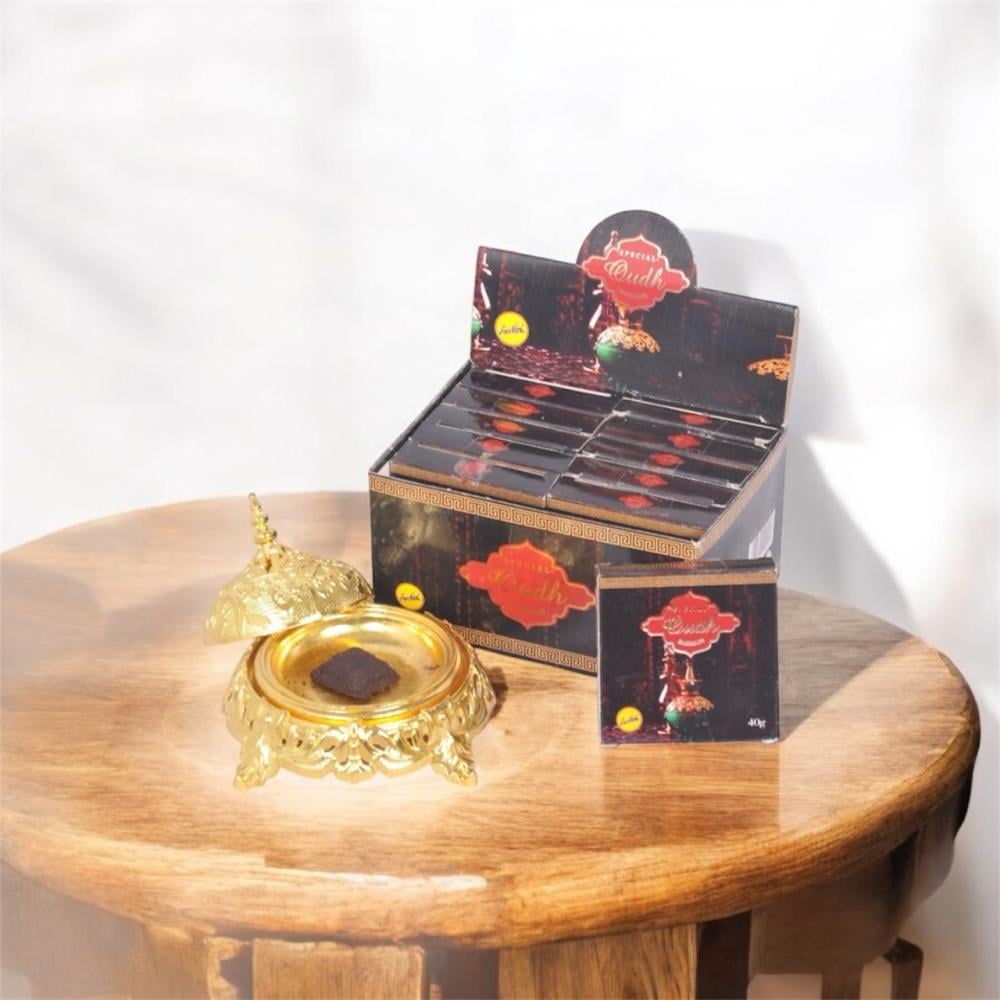 معمول بخور هندي ماسالا -Sreevani Special Oudh Masala Indian Cambodian Oud Bakhoor 40 g - صورة 1