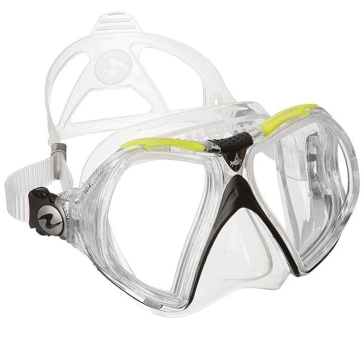  AQUALUNG 6P INFINITY CLEAR SIL/LIME,نظارة - صورة 1