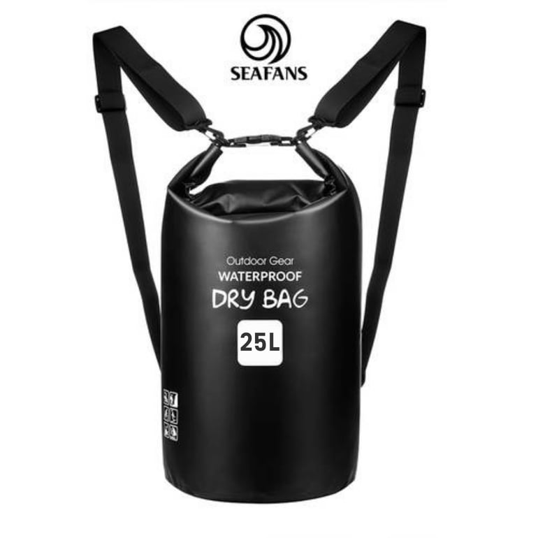 Dry bag seafans 25 Liter black - Image 2