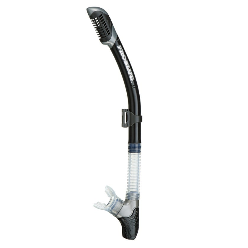  Problue DRY SNORKEL WITH PURGE BK,SIL, سنوركل - صورة 1