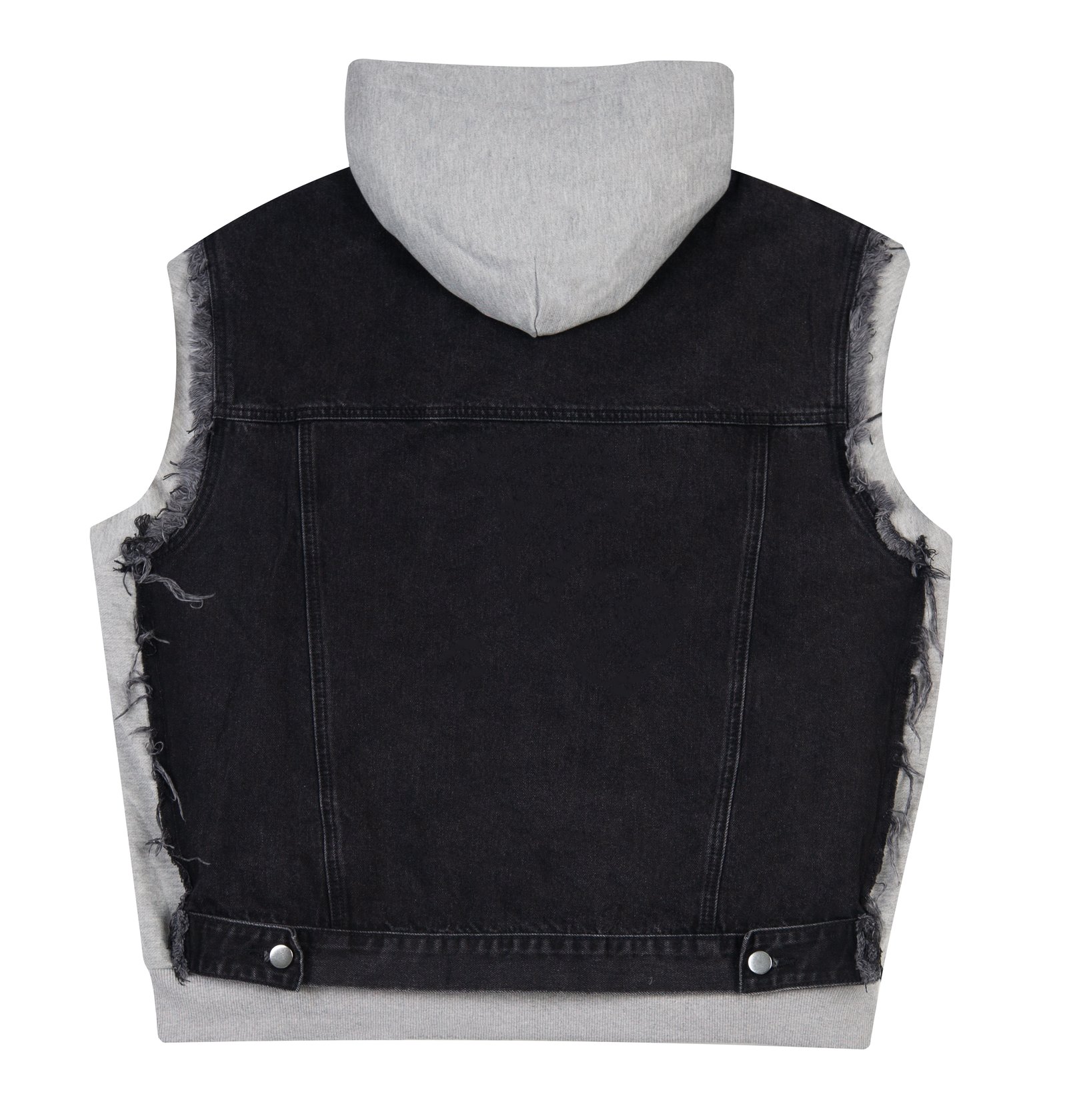 New hooded design denim vest - Image 3