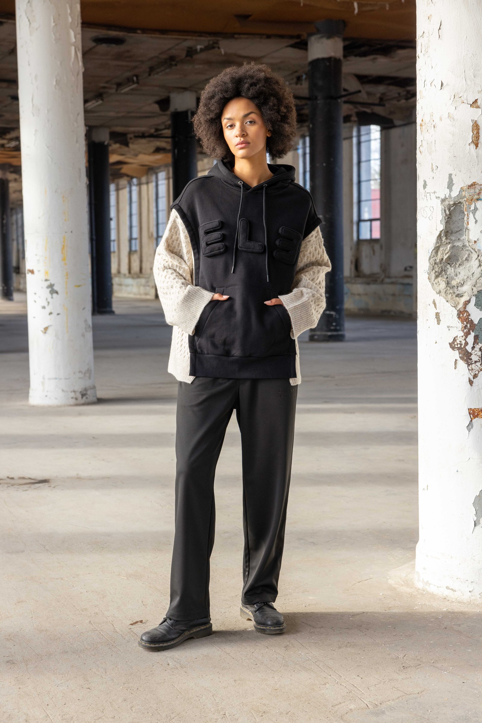 Splicing long sleeve hoodies - صورة 23