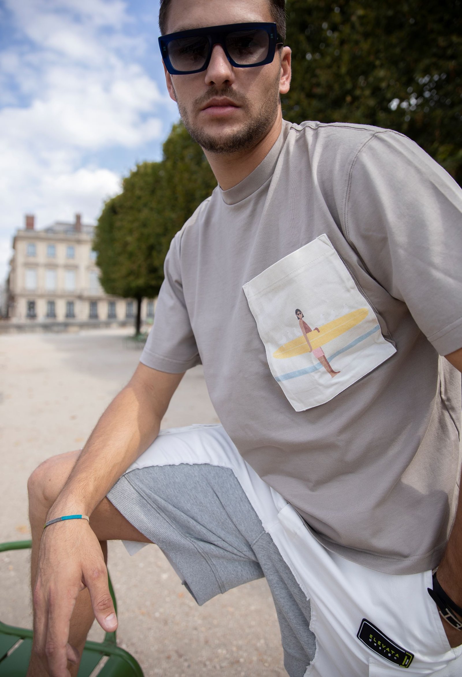 Printed pocket t-shirt - صورة 1
