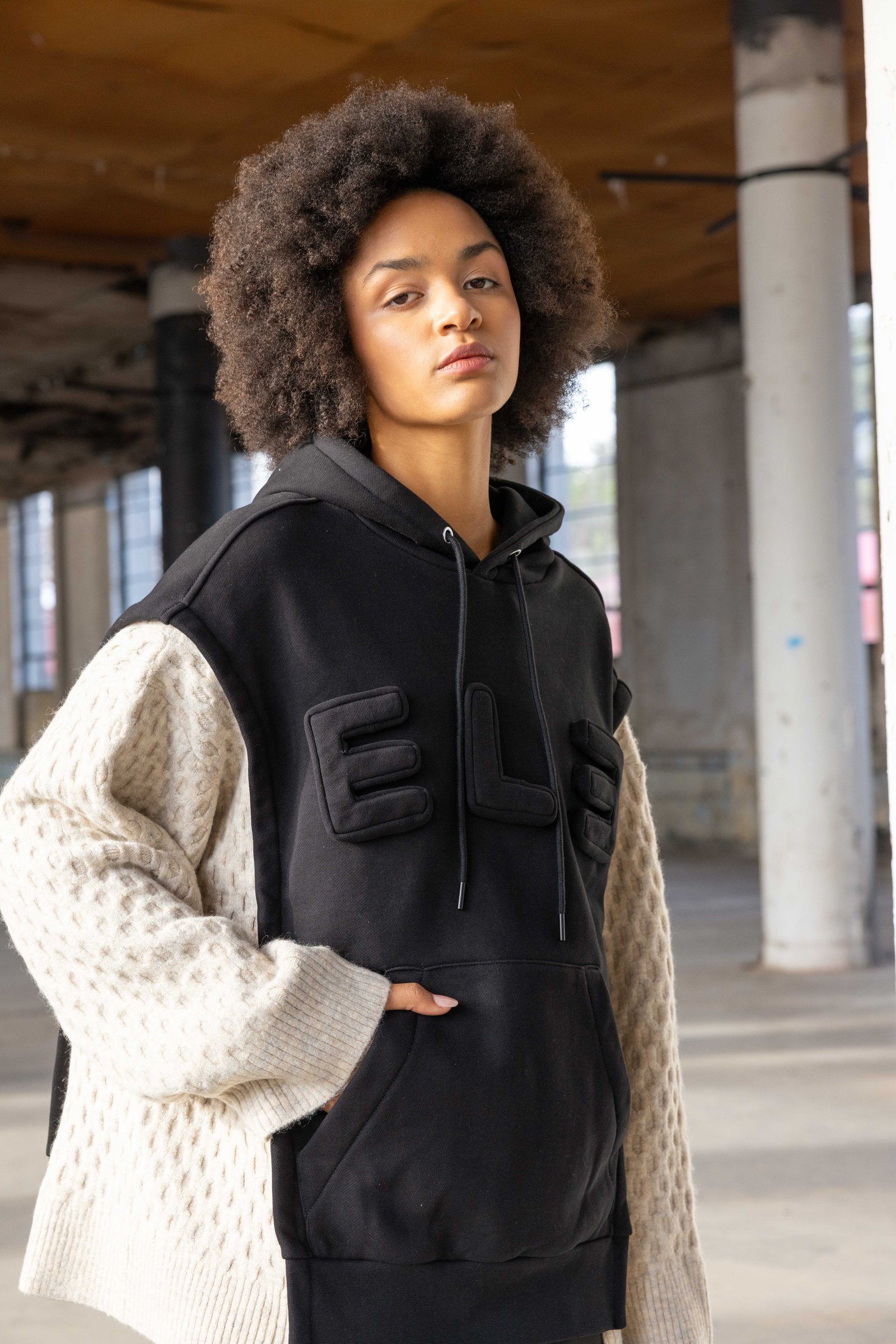 Splicing long sleeve hoodies - صورة 22