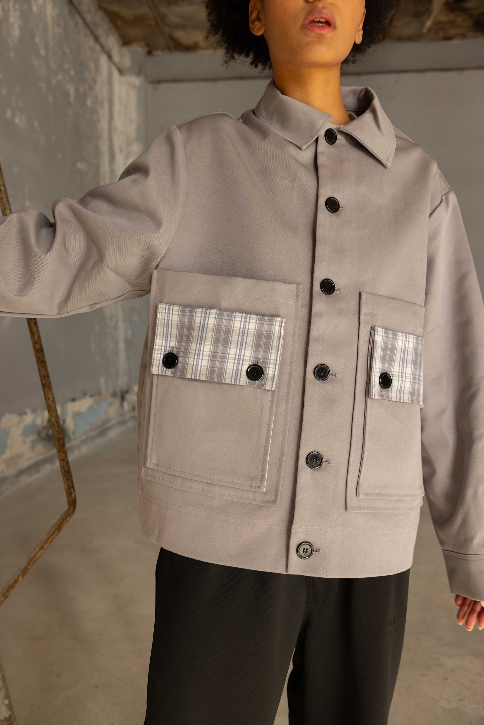  fashion cargo shirt jacket - صورة 14