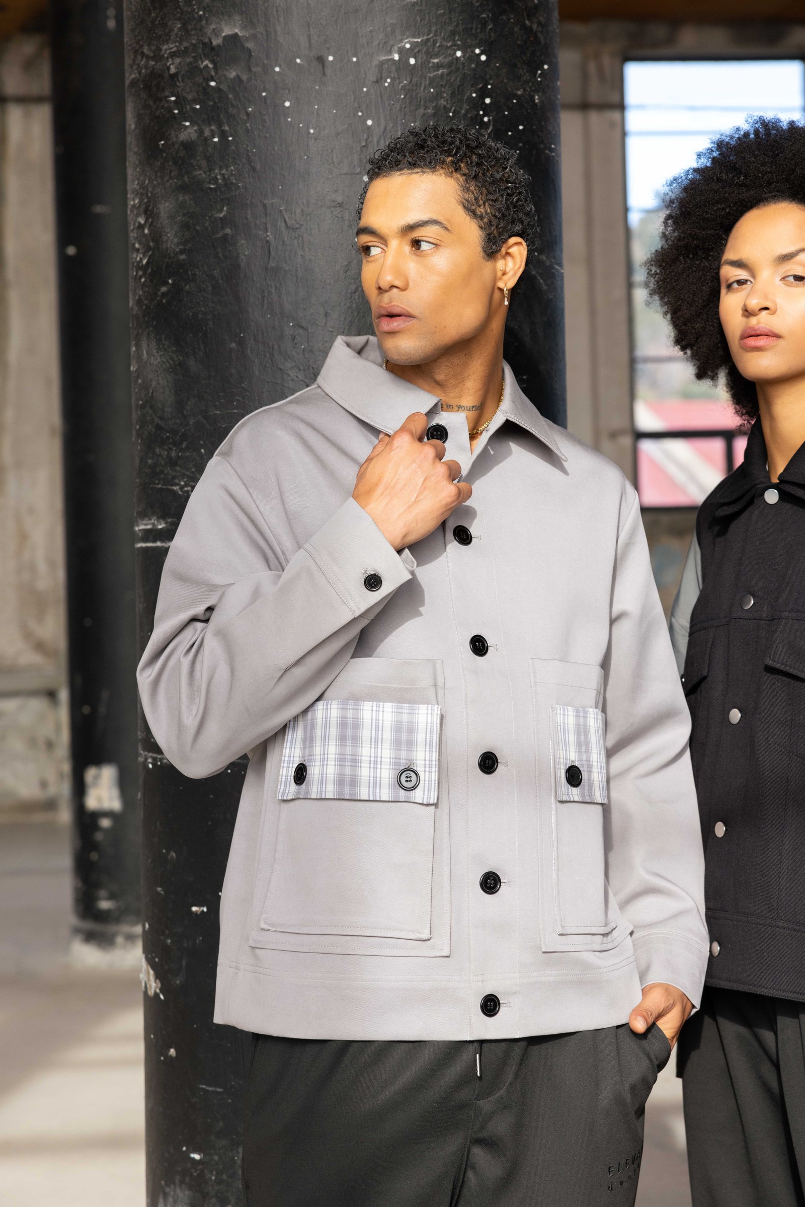  fashion cargo shirt jacket - صورة 1