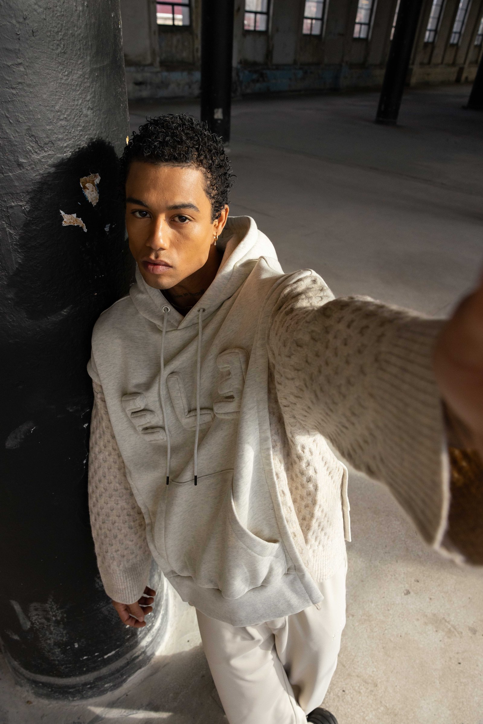 Splicing long sleeve hoodies - صورة 10