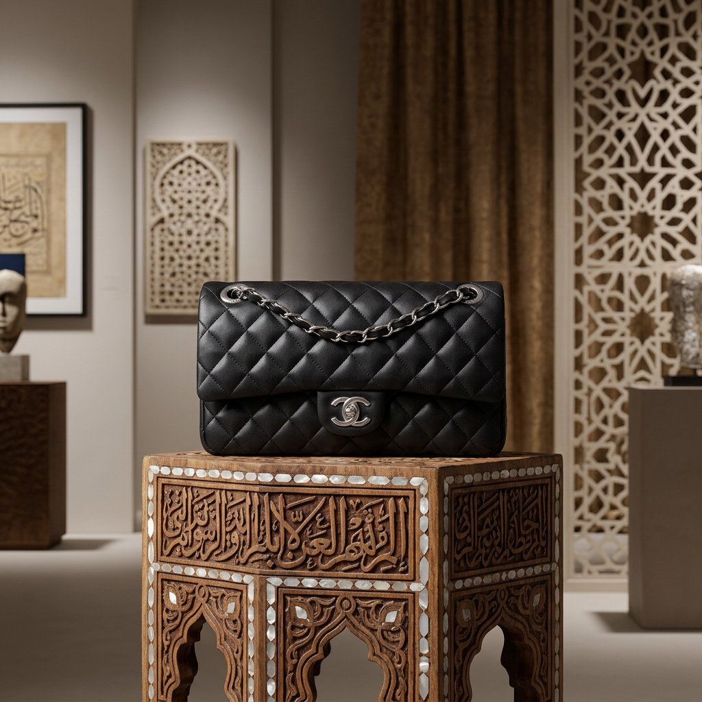 شنطة كتف وسط أسود CHA - صورة 2