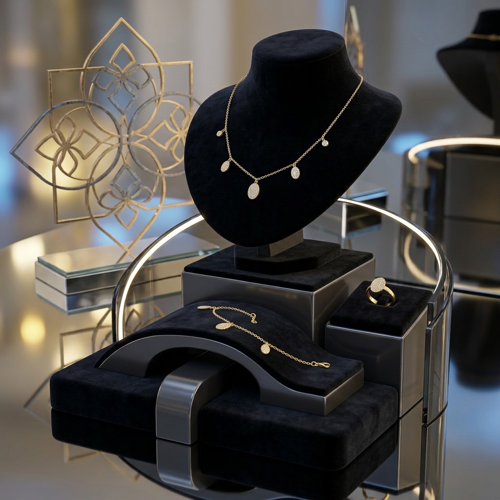 طقم 3 قطع ذهبي TS011 - صورة 1