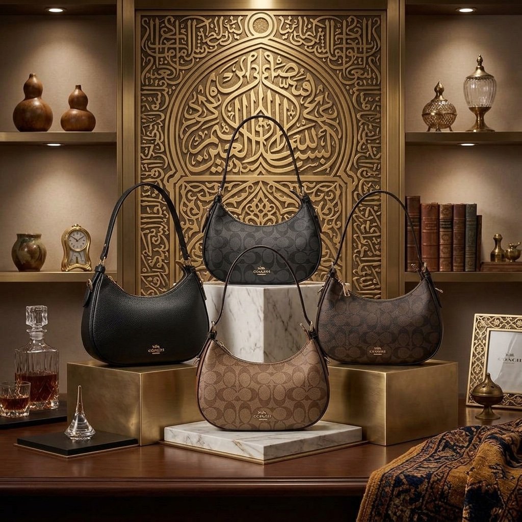 شنطة كتف وسط COAC بعدة خيارات  - صورة 4