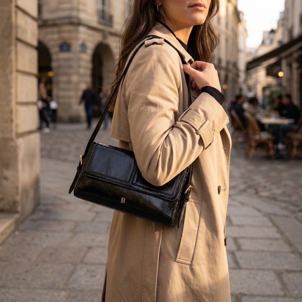Double Eye Mini Bag – Black - صورة 3
